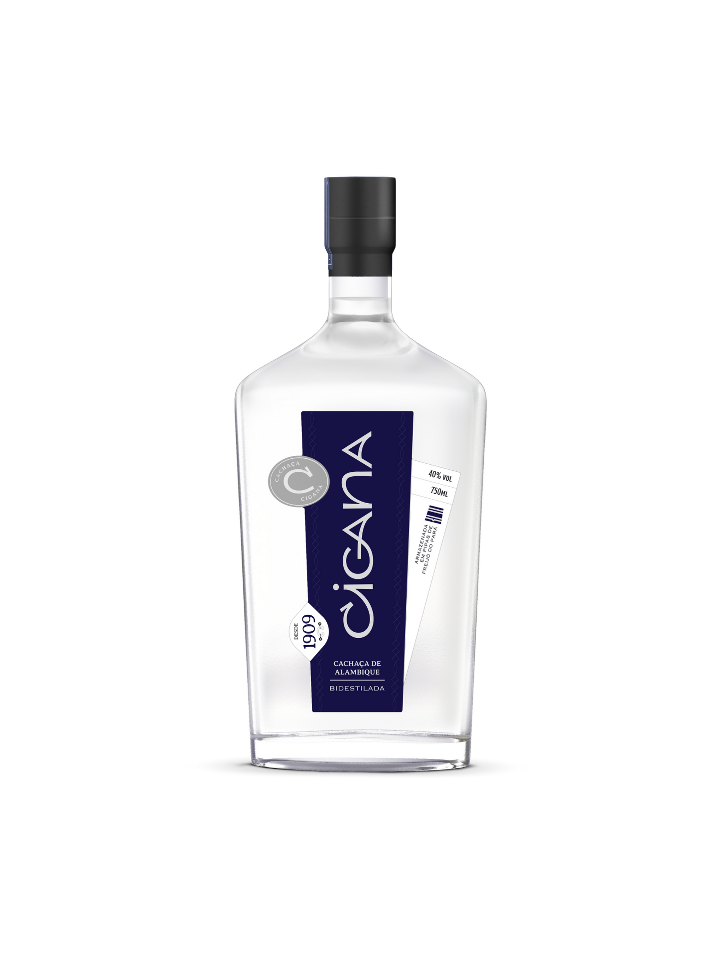 Cachaça Cigana Bidestilada 750ml