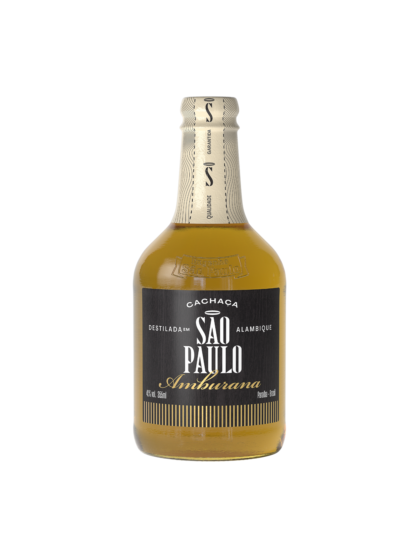 Cachaça São Paulo Amburana 355ml