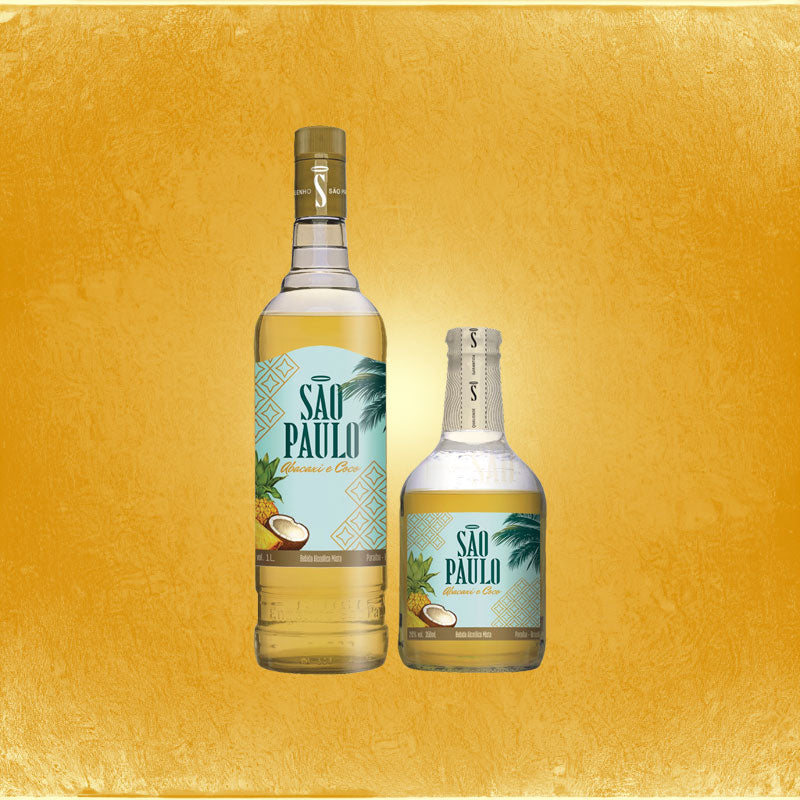 Cachaça São Paulo Abacaxi com Coco 355ml