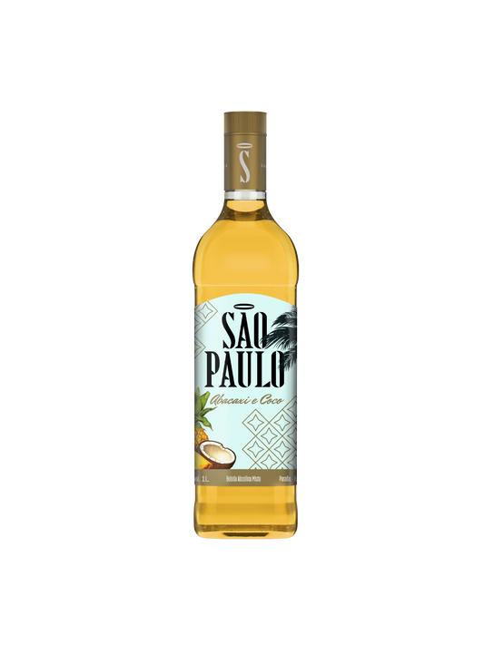 Cachaça São Paulo Abacaxi com Coco 1000ml