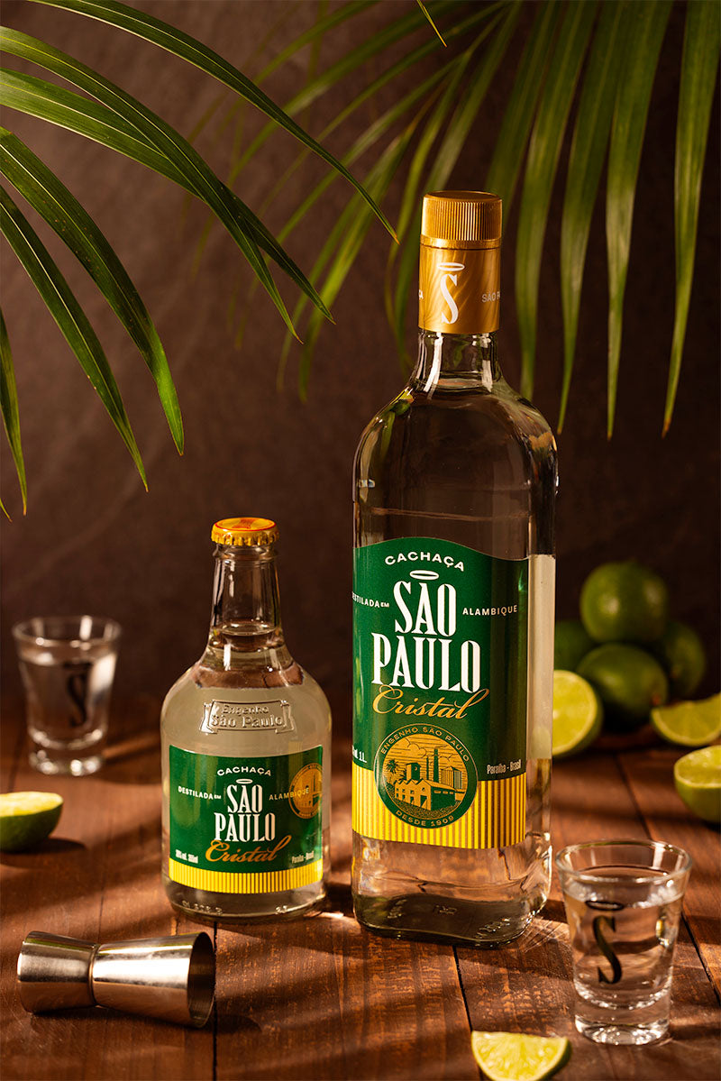 Cachaça São Paulo Cristal 1000ml