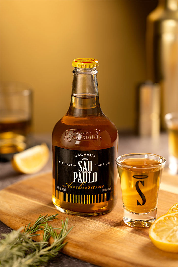Cachaça São Paulo Amburana 355ml