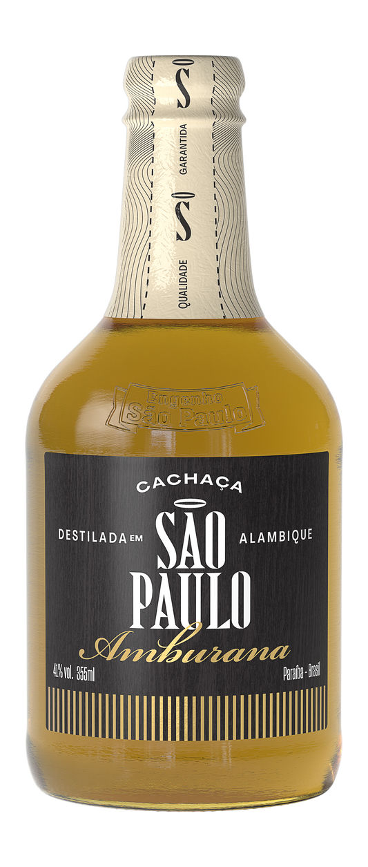 Cachaça São Paulo Amburana 355ml