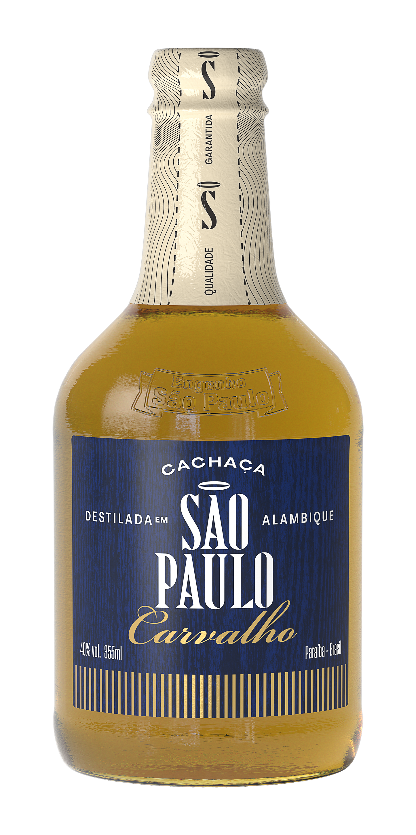 Cachaça São Paulo Carvalho 355ml