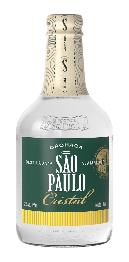 Cachaça São Paulo Cristal 355ml